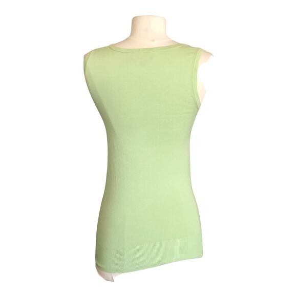 Rondina New York Round Neck Tank Top Sleeveless Mint Women's Size XS NWT - Picture 3 of 10